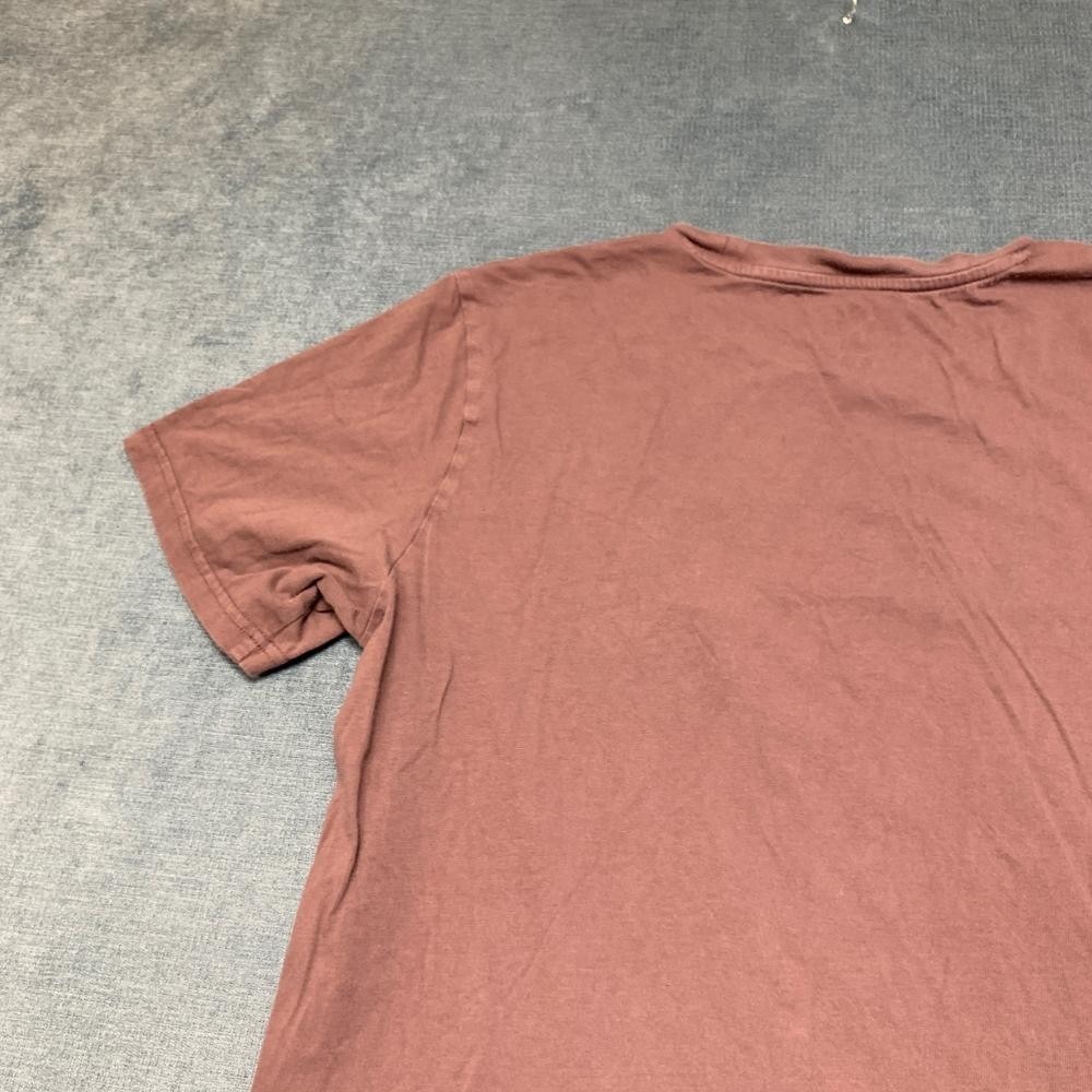 Converse T-Shirt Mens Large Coral Brown Cotton Logo Graphic Casual Outdoor Tee - Picture 13 of 14